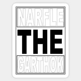 Narfle The Garthok! Sticker